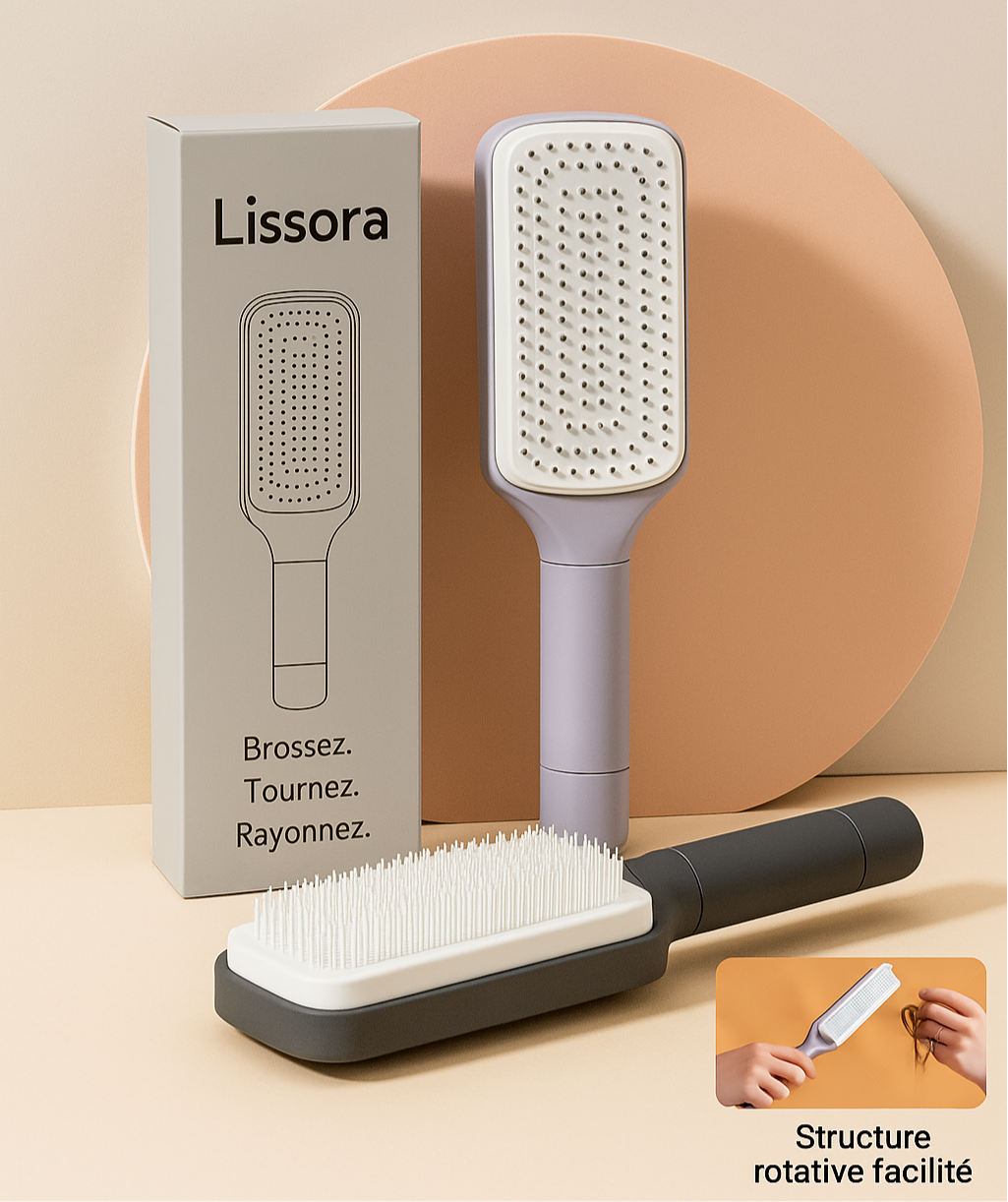 Lissora Peigne-Rotatif